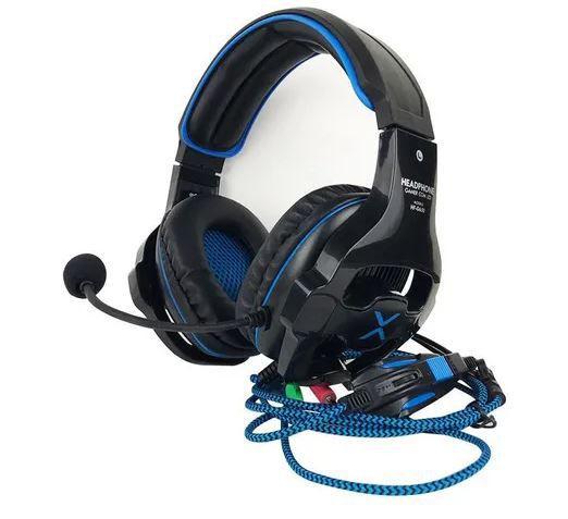 Imagem de Headfone gamer usb/p2 7.1 surround led c/microfone hf-g650 azul