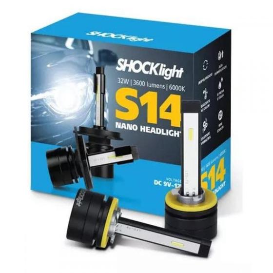 Imagem de Headlight s14 nano h27 6000k 12v 32w 3600lm