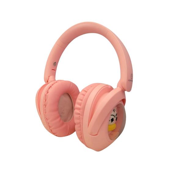 Imagem de Headphone Bluetooth KA9873 Orelha Gato Rosa - Kapbom