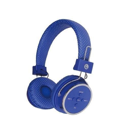 Imagem de Headphone Bluetooth S/ Fio Wireless Micro Sd Fm A-B05 Azul