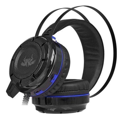 Fone de Ouvido Gamer 7.1 Led Com Fio Bass Vibration Knup Kp-417