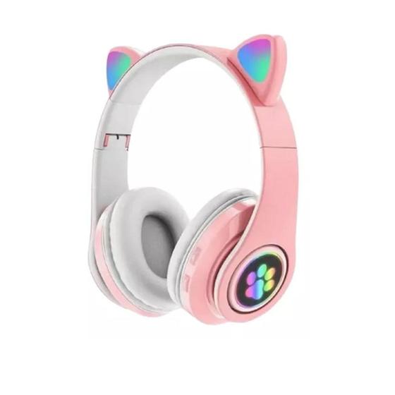 Imagem de Headphone Gatinho Altomex B-19 Bluetooth Rosa