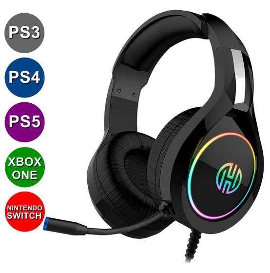 Headphone Headset Gamer P2 c/ Microfone Cabo 2,2m RGB GA-6 Menor preço em Headphone Headset Gamer P2 c/ Microfone Cabo 2,2m RGB GA-6