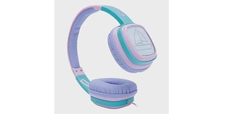 Imagem de Headphone HP302 Kids Cartoon Rosa e Lilás - Oex