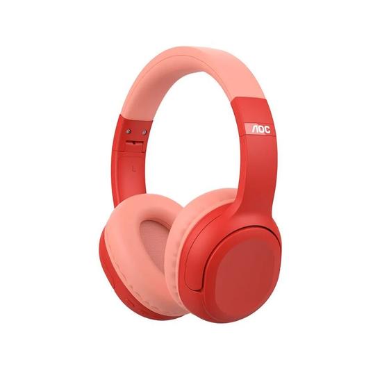 Imagem de Headphone Infantil AOC Gi Neto - Aventureira, Bluetooth - GI001RD/00 Vermelho