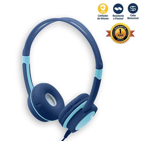 Fone de Ouvido Basic Headphone Kids Go Azul I2go I2gear087