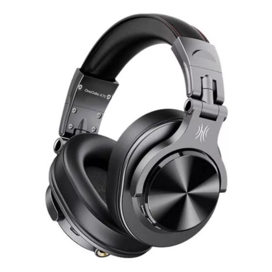 Imagem de Headphone OneOdio A70 Sem Fio Bluethooth Dj Profissional Com Isolamento de Ruido Preto