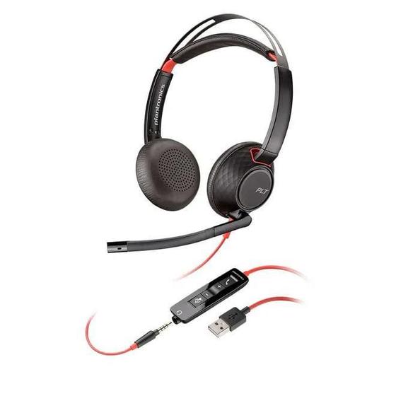 Headset Blackwire C5220 USB 207576-01T Plantronics Menor preço em Headset Blackwire C5220 USB 207576-01T Plantronics