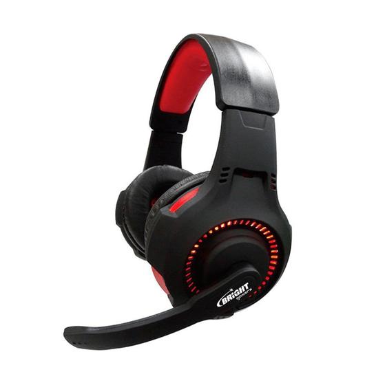 Imagem de Headset BRIGHT Gamer LED Vermelho - 0468