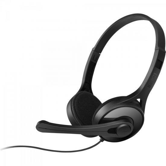 Imagem de Headset com Alça e Microfone Ajustável K550 Preto EDIFIER