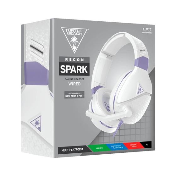 Imagem de Headset Com Fio - Recon Spark - Branco - Turtle Beach - Multiplataforma