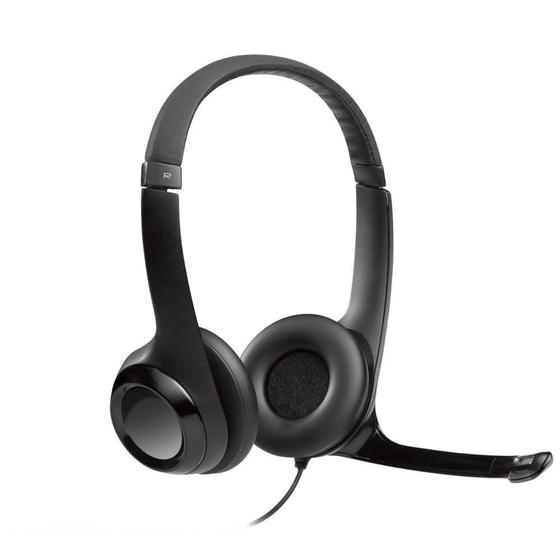 Headset com Logitech H390 Controles de Áudio Integrado e Microfone com Redução de Ruído - 981-000014 Menor preço em Headset com Logitech H390 Controles de Áudio Integrado e Microfone com Redução de Ruído - 981-000014