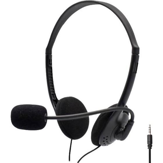 Imagem de Headset com Microfone Mtek HS516-U - Preto
