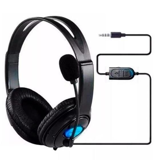 Imagem de Headset Fone De Ouvido Com Microfone Para P-4, One e 360