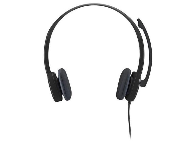 Headset fone logitech h151 estereo analogico p3 preto Menor preço em Headset fone logitech h151 estereo analogico p3 preto