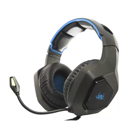Headset game usb pc kanup kp488 ps3 ps4 xbox one azul KNUP Headset
