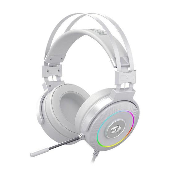 Imagem de Headset Gamer 7.1 RGB Lamia 2 Branco com Suporte - H320W-RGB - Redragon