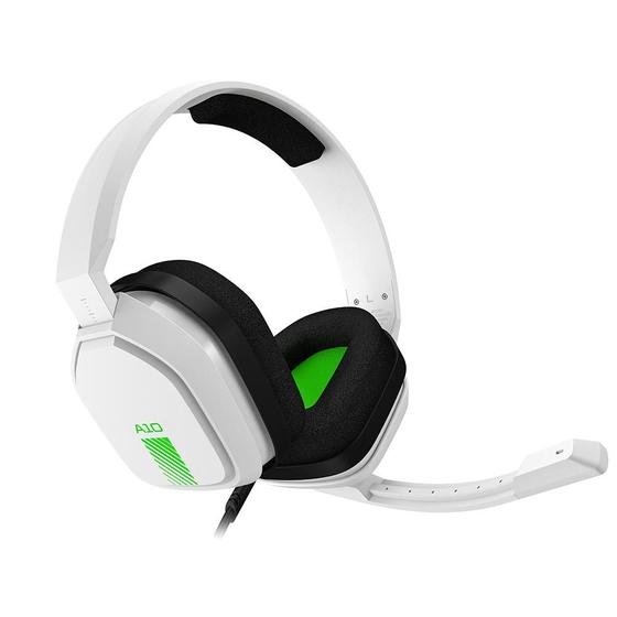 Headset Gamer Astro A10 Branco/verde Para Xbox One/nin Switch/pc Menor preço em Headset Gamer Astro A10 Branco/verde Para Xbox One/nin Switch/pc