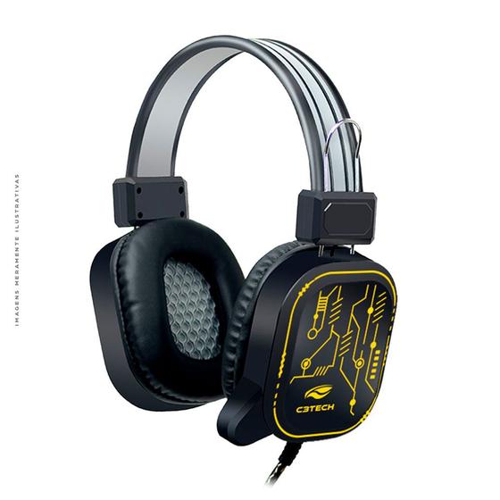 Imagem de Headset Gamer C3Tech Crane, USB, Preto - PH-G320BKV2