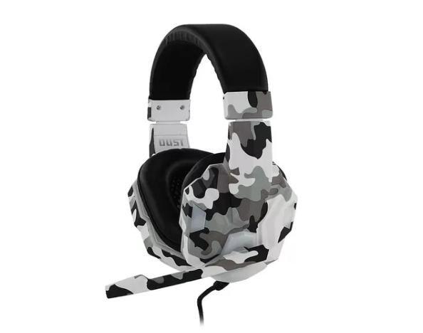 Imagem de Headset Gamer Camuflado Fone de Ouvido P3 e P2 LED