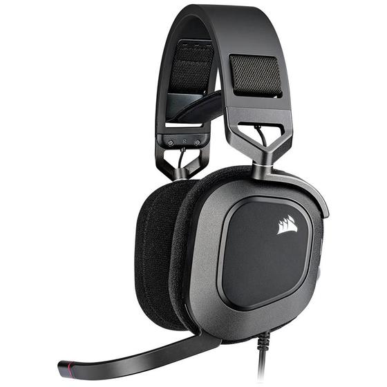 Headset Gamer Corsair HS80 Premium, RGB, Surround, Dolby 7.1, Drivers 50mm, Preto - CA-9011237-NA Menor preço em Headset Gamer Corsair HS80 Premium, RGB, Surround, Dolby 7.1, Drivers 50mm, Preto - CA-9011237-NA