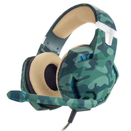 Imagem de Headset Gamer DAZZ Special Forces Jungle, Surround 2.0, Conexão 3.5mm P3, para PC/PS4/Xbox One - 620