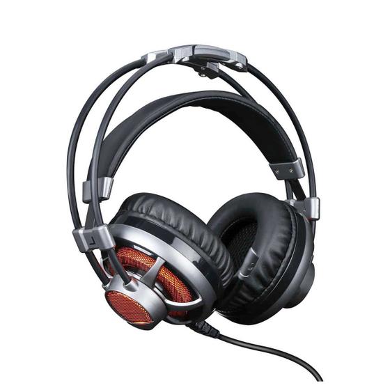 Imagem de Headset Gamer Extreme 7.1 Surround Driver 50mm Microfone LED Laranja Cabo 2,2m PS4 PC HGSS71 ELG