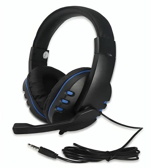Imagem de Headset Gamer Fone de Ouvido Microfone Retrátil Ajustável 120 Graus P3 3,5mm Pc Notebook Smartphone