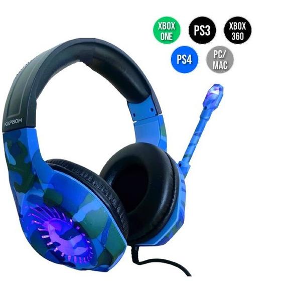 Imagem de Headset Gamer Fone Gamer Com Adaptador para PC e Games