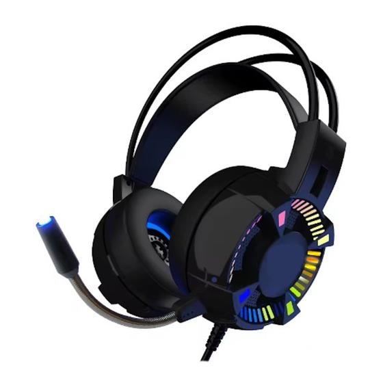 Imagem de Headset Gamer Fone Ouvido Led Microfone Pc Notebook Celular