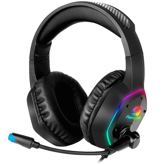 Imagem de Headset Gamer Fortrek Blackfire, RGB, Drives 50mm Preto