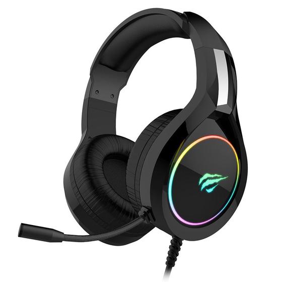 Headset Gamer Havit H2232D, RGB, Drivers 50mm - H2232D Imagem de Headset Gamer Havit H2232D, RGB, Drivers 50mm - H2232D