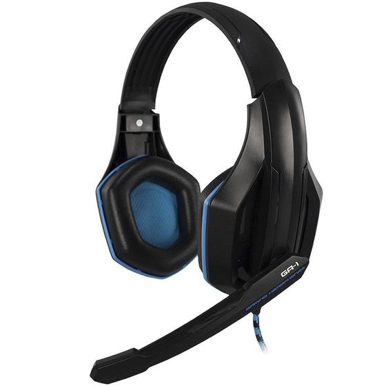 Headset Gamer Hoopson, Drivers 40mm, Preto/Azul - GA-01 Menor preço em Headset Gamer Hoopson, Drivers 40mm, Preto/Azul - GA-01