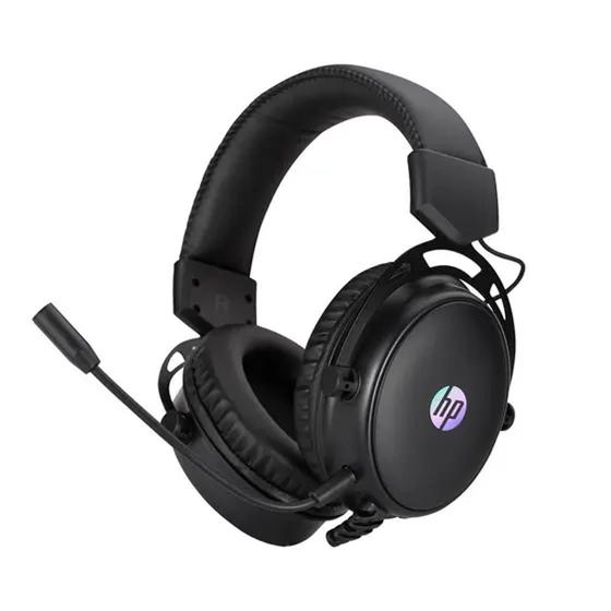 Imagem de Headset Gamer HP DHE-8005U, LED RGB, 7.1, Drivers 40mm, USB, Preto - 9NG18AA