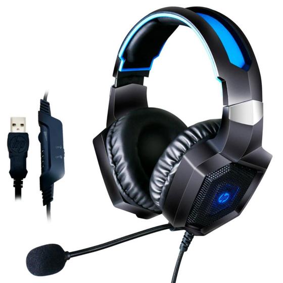 Imagem de Headset Gamer HP H320GS - com Controle de Volume e Microfone - Conector USB - LED - 8AA14AA