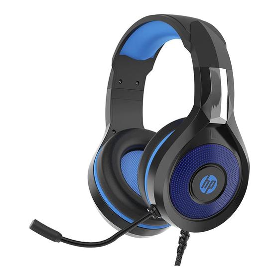 Headset Gamer HP, P2, Blue Light, - DHE-8010 Preto/Azul Menor preço em Headset Gamer HP, P2, Blue Light, - DHE-8010 Preto/Azul
