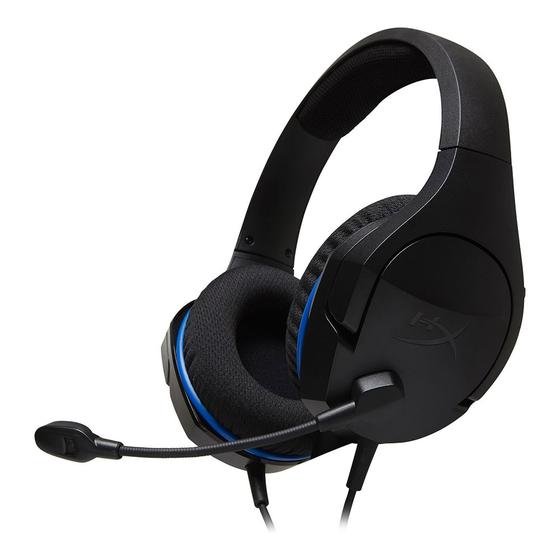 Imagem de Headset Gamer HyperX Cloud Stinger Core, Drivers 40mm, PS5 PS4 Xbox One e Nintendo Switch, P3, Preto e Azul - HX-HSCSC-BK