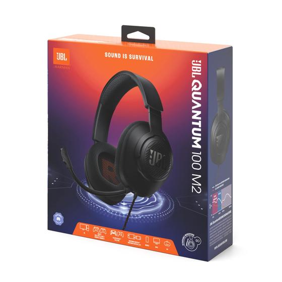 Imagem de Headset Gamer JBL Quantum 100M2, Driver 40mm, preto - Compatível com todas as plataformas