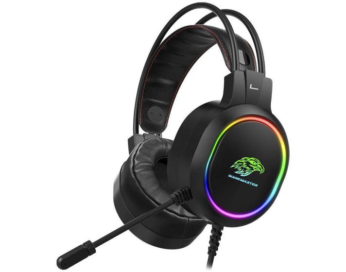 Imagem de Headset Gamer K-mex AR43 Digital 7.1 LED RGB Conexão USB