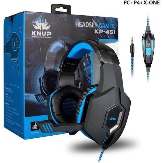Headset Gamer Kp451 KNUP Headset Gamer Magazine Luiza
