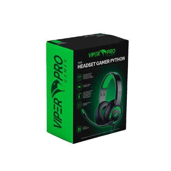 Python Pro Gamer Headset Gamer Led Usb Microfone Omnidirecional Python Viper Pro V1415 ...