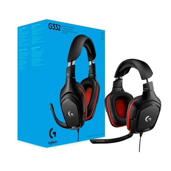Headset Gamer Logitech G332 Com Fio para PC, PlayStation, Xbox
