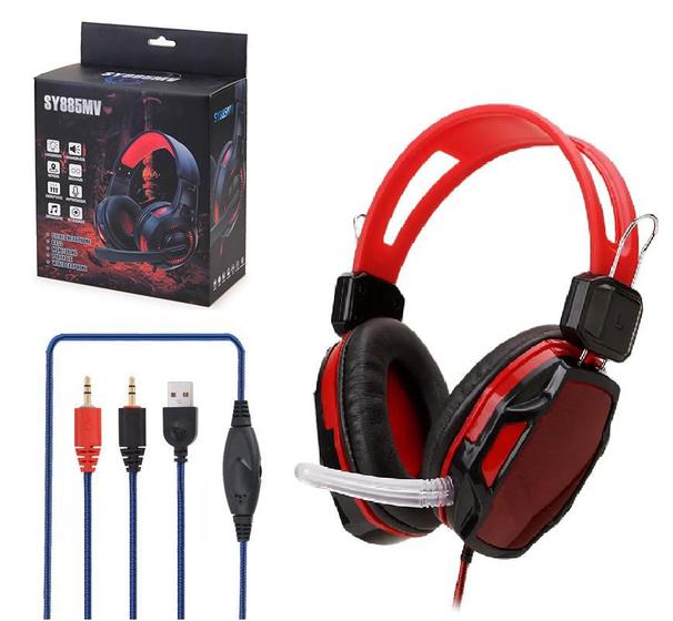 Imagem de Headset Gamer P/ Pc 2 Plug + Usb Sy833-2p