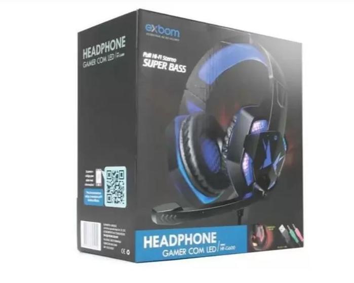 Imagem de Headset Gamer P2 Usb Com Led Hf-G600