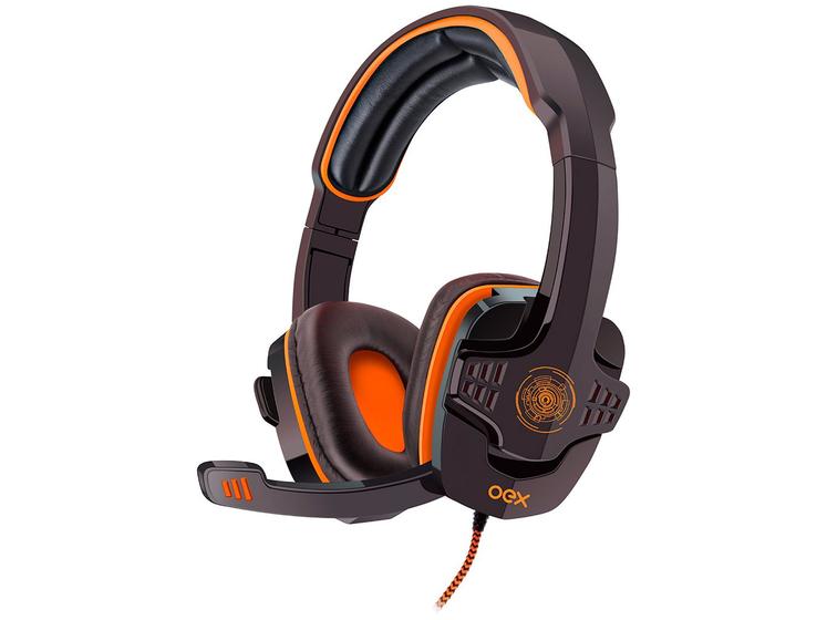 Fone de Ouvido Headset Gamer Target Laranja Oex Hs203