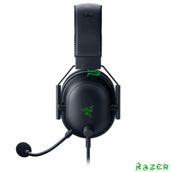 Headset Gamer Razer Audio Blackshark V2 + USB Sound Card Preto Imagem de Headset Gamer Razer Audio Blackshark V2 + USB Sound Card Preto