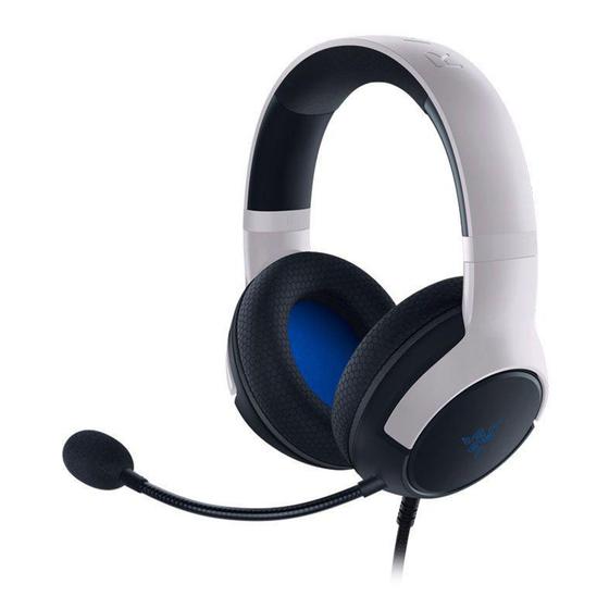 Imagem de Headset Gamer Razer Kaira X Ps4 Ps5 Drivers 50mm Branco