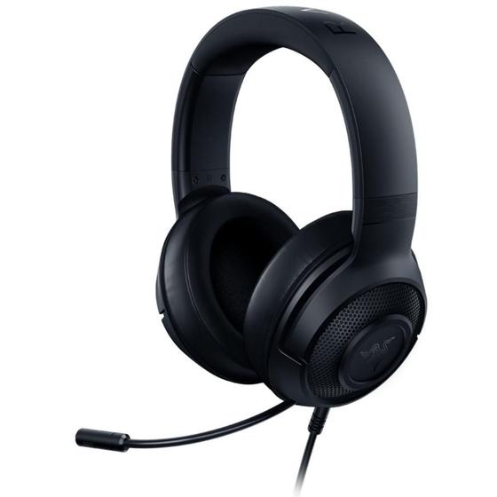 Imagem de Headset gamer razer kraken x, preto, led verde, p2, drivers 40mm