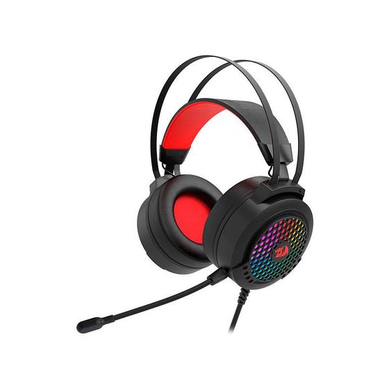 Imagem de Headset Gamer Redragon Carmem, Rgb, P2 + Usb, Drivers 50mm, Preto - H261