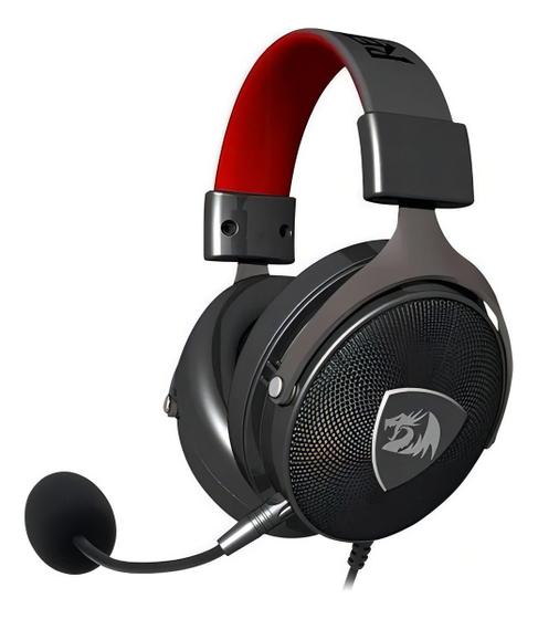 Imagem de Headset Gamer Redragon H520 Icon 7.1 Usb Preto/vermelho